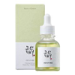 Сироватка заспокійлива на основі гідролату зеленого чаю Calming Serum: Green Tea + Panthenol Beauty of Joseon 30 мл
