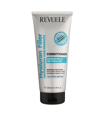 Hair conditioner Moisturizing and detangling Hyaluron Filler Revuele 200 ml
