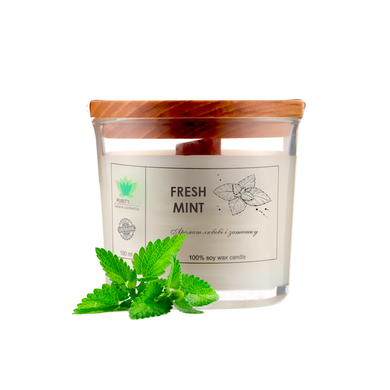 Aroma candle Fresh mint S PURITY 60 g