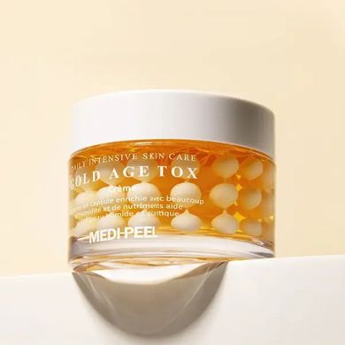 Rejuvenating capsule cream with golden silkworm extract Gold Age Tox Cream Medi-Peel 50 ml
