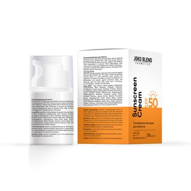 Sunscreen face cream spf 50 Joko Blend 30 ml