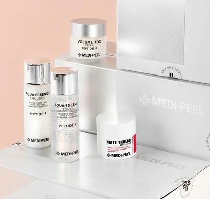 Мини набор премиум косметики с пептидами для омоложения и увлажнения кожи Peptide 9 Skincare Trial Kit Medi-Peel