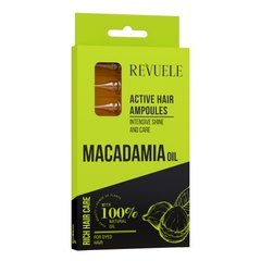Активные ампулы для волос с маслом макадамии HAIR CARE Revuele 8x5 мл