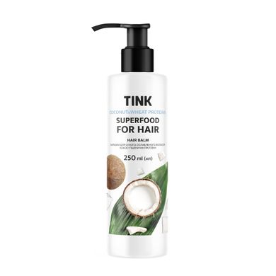 Balm for dry, weakened hair Coconut-Wheat proteins Tink 250 ml