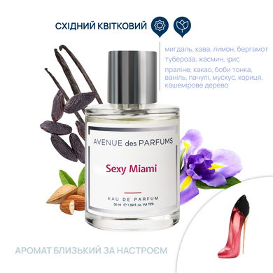 Парфумована вода Sexy Miami Avenue des Parfums 50 мл