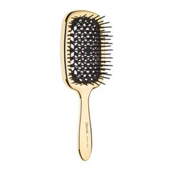 Comb SUPER BRUSH Gold with black limited Janeke