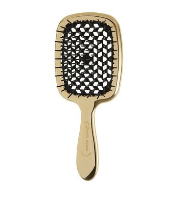 Comb SUPER BRUSH Gold with black limited Janeke