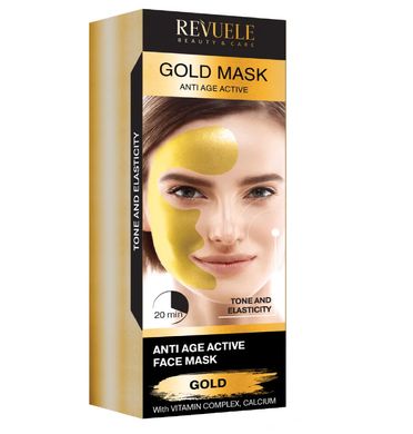 Золотая маска с лифтингом для лица Revuele 80 мл