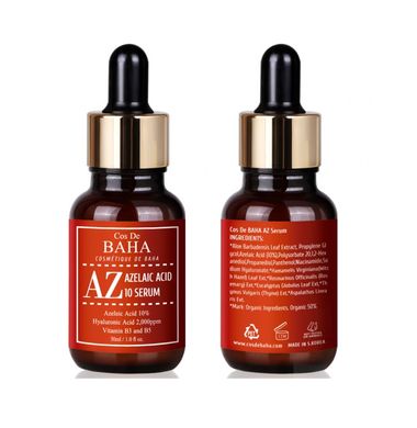 Anti-inflammatory serum for the treatment of acne Azelaic Acid 10 Serum Cos De Baha 30 ml
