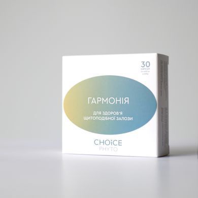 Kompleks dla zdrowia tarczycy Harmony CHOICE PHYTO 30 kapsułek