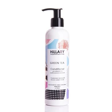 Natural air conditioning for oily and combined hair Green Tea Conditioner Hillary 250 ml