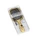 Comb SUPER BRUSH Gold with black limited Janeke №3