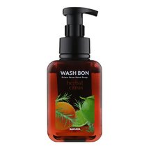 Foam hand soap with citrus aroma Wash Bon with pump 500 ml