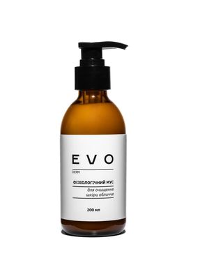 Physiological facial cleansing mousse EVO derm 200 ml