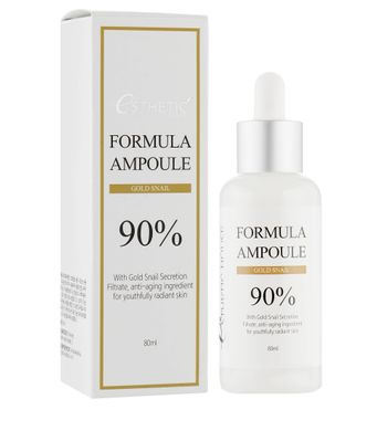 Омолоджуюча сироватка для обличчя з екстрактом слизу равлика Formula Ampoule Gold Snail Esthetic House 80 мл