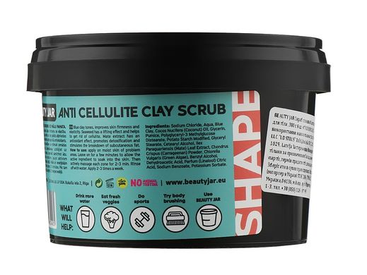 Scrub clay anti-cellulite Body Beauty Jar 380 g