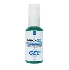 Гель для росту волосся без пропіленгліколю Gel Minoxidil 5% Minoxon 50 мл