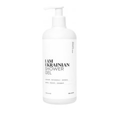 Shower gel with the aroma of leather, patchouli, sandal I AM UKRAINIAN DeLaMark 500 ml