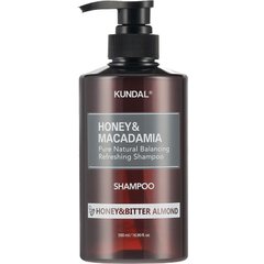 Відновлюючий шампунь з медом та олією макадамії Honey & Macadamia Nature Shampoo Honey&Bitter Almond Kundal 500 мл