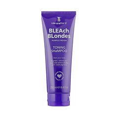 Тонирующий фиолетовый шампунь для осветленных волос Bleach Blondes Purple Toning Shampoo Lee Stafford 250 мл