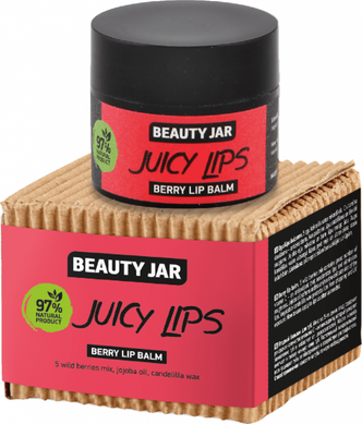 Ягідний бальзам для губ Juicy Lips Beauty Jar 15 мл