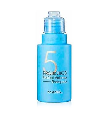 Шампунь для волосся Об'єм 5 Probiotics Perfect Volume Shampoo Masil 50 мл