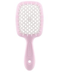 Hair brush pink with white Superbrush Janeke