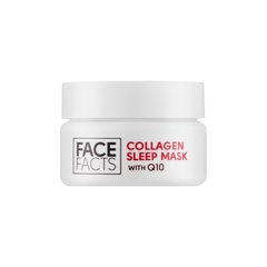 Night gel mask with collagen and coenzyme Q10 Face Facts 50 ml