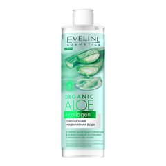 Очищающая мицеллярная вода Аloe+collagen Eveline 400 мл
