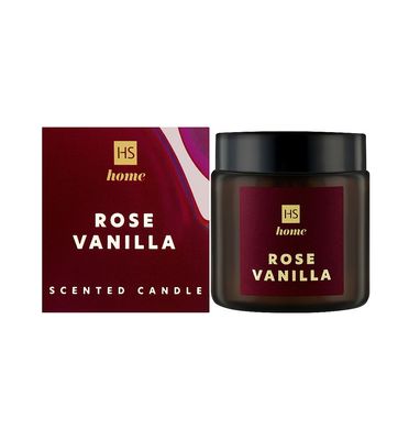Aroma candle in a glass with aroma Rose-Vanilla HiSkin 100 ml