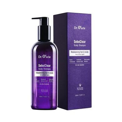 Безсульфатний шампунь з заспокійливою дією Sebo Clear Scalp Shampoo Dr. Oracle 500 мл