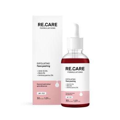 Acid peeling for the face Exfoliating Face peeling RE.CARE 30 ml