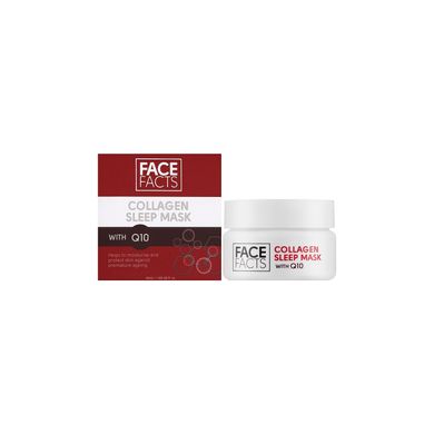 Night gel mask with collagen and coenzyme Q10 Face Facts 50 ml