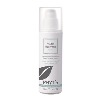 Mousse for cleaning combined, oily and problematic skin Mousse Nettoyante Pureté Phyt's 160 ml