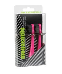 Nozzles for a sound electric brush Black Whitening ІІ Shocking Pink (pink) Megasmile 2 pcs