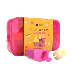 Gift set Lip balms in a cosmetic bag Lip Balm Sweet Set HiSkin 3 products