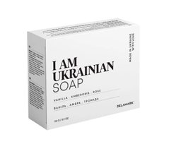 Solid soap with the aroma of vanilla, amber and rose DeLaMark I am Ukrainian 110 g