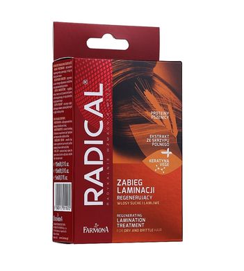Регенеруючий комплекс для ламінування волосся Radical Farmona 35 мл