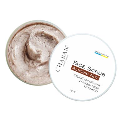 Face scrub with almond kernel Chaban 50 ml