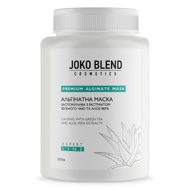 Calming alginate mask with green tea extract and aloe vera Joko Blend 200 g
