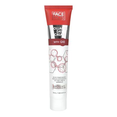 Day cream for face skin with collagen and coenzyme Q10 Face Facts 50 ml