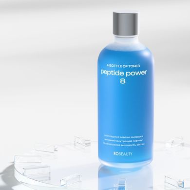 Tonik z 8 peptydami do pełnej regeneracji sk&oacute;ry RoBeauty 100 ml