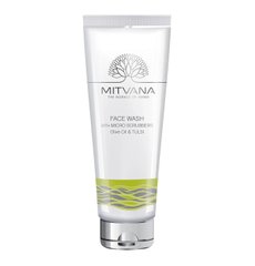 Средство для умывания лица со скрабирующим эффектом Face Wash With Microscrubbers with Olive & Tulsi Mitvana 100 мл