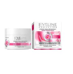 Actively rejuvenating cream against wrinkles - hyaluronic acid + French rose Eveline 50 ml