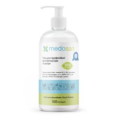 Antiseptic gel for professional disinfection of hands and body Medosan 500 ml