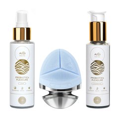 Daily cleansing kit with probiotics and ultrasonic electric brush Everyday cleansing SET PROBIOTICs PLEASURE MyIDi