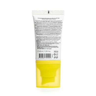 Sunscreen face cream SPF 30+ VitaSun Daily Protect Cream Hillary 40 ml