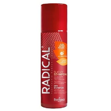 Dry shampoo for fine and delicate hair XXL Volume Farmona Radical 180 ml