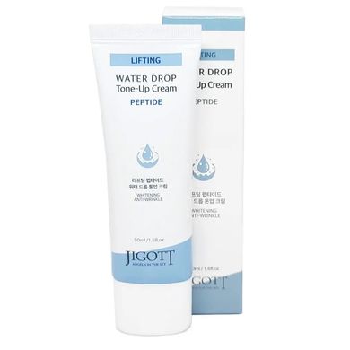 Увлажняющий крем для лица Пептиды Jigott Lifting Peptide Water Drop Tone Up Cream Jigott 50 мл