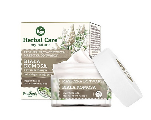 Восстанавливающая питательная маска для лица Белая Киноа + фитиновая кислота Farmona Herbal Care 50 мл